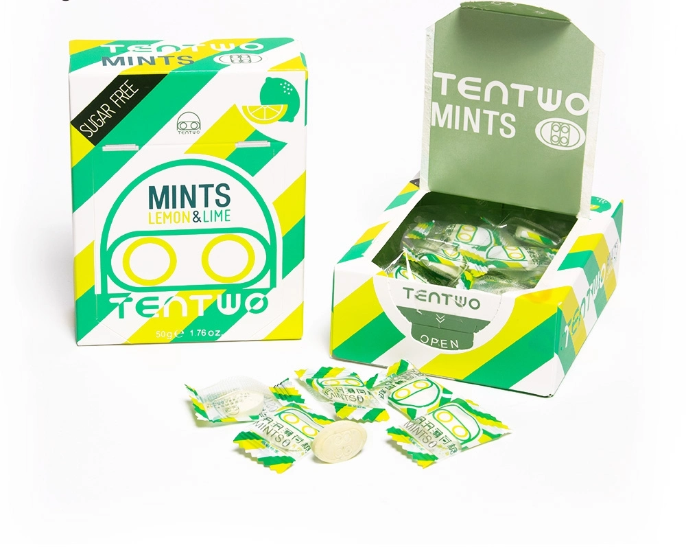 Custom Fruity Flavoured Sugar Free Mints Candy for Clean Breath