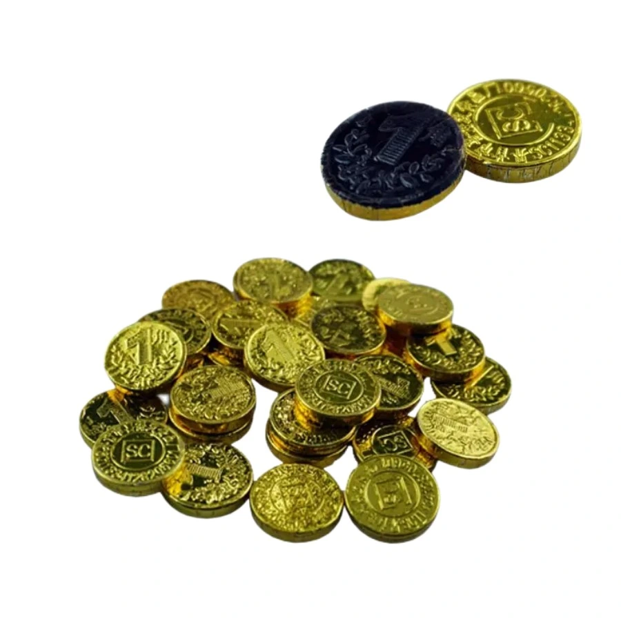 Manufacturer Wholesale Halal OEM Hot Sell Gold Coin Chocolate in Funny Animal Bottle Candy