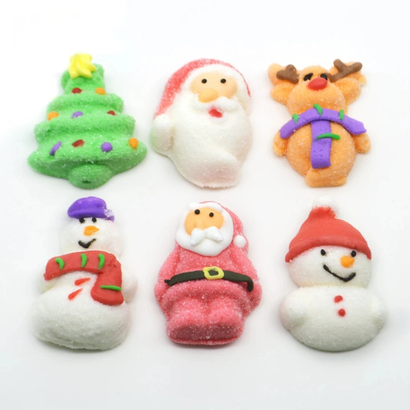 Animated Yummy Ice Cream Marshmallow Mallowpop Candy Bag Snowman Confectionery for Christmas