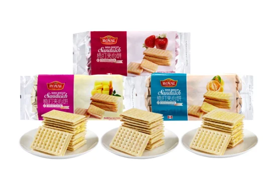 270 g/paquete Peso neto Nuevo Sandwich Soda Cracker Biscuits Proveedor