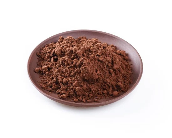 Cacao en polvo alcalino marrón oscuro de suministro de fábrica de la mejor calidad para bebida de chocolate caliente