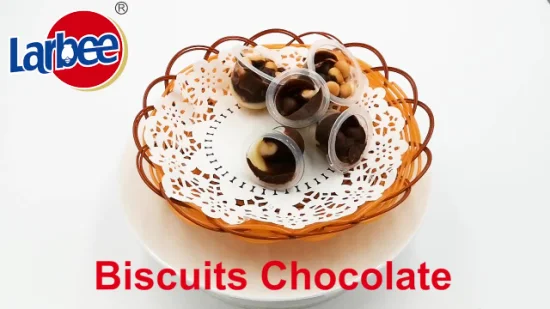 Halal Snacks 15g Taza de galletas de chocolate Galletas Chocolate en bolsa