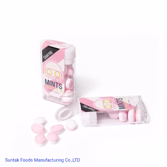 Confitería de caramelo con sabor a fruta de botella de plástico de 12,6 g