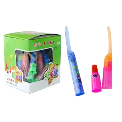 Venta al por mayor del fabricante Halal OEM Hot Sell Nail Lollipop Finger Sweet Lighting Candy