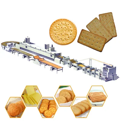 Sistema de transporte automático para la línea de producción de galletas de dedo Máquina para hacer galletas