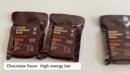 Galletas comprimidas de las raciones militares de la comida de la emergencia de la alta energía del sabor del chocolate